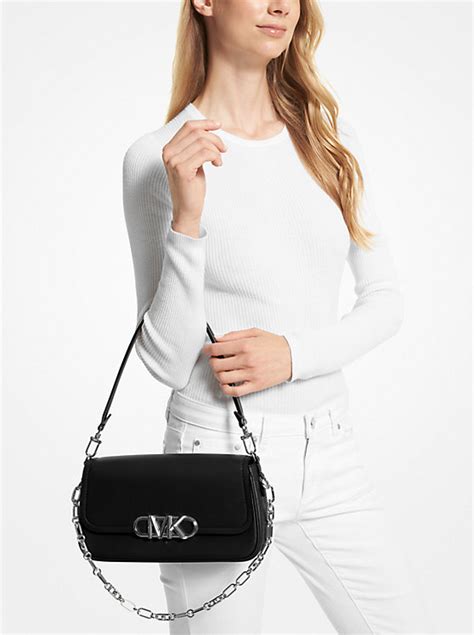 michael kors parker himfrq|Parker Medium Leather Shoulder Bag .